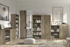 Lage open kast Edwin Sonoma 72x36x110 cm