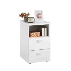 Nachtkastje Iowa Wit Mat