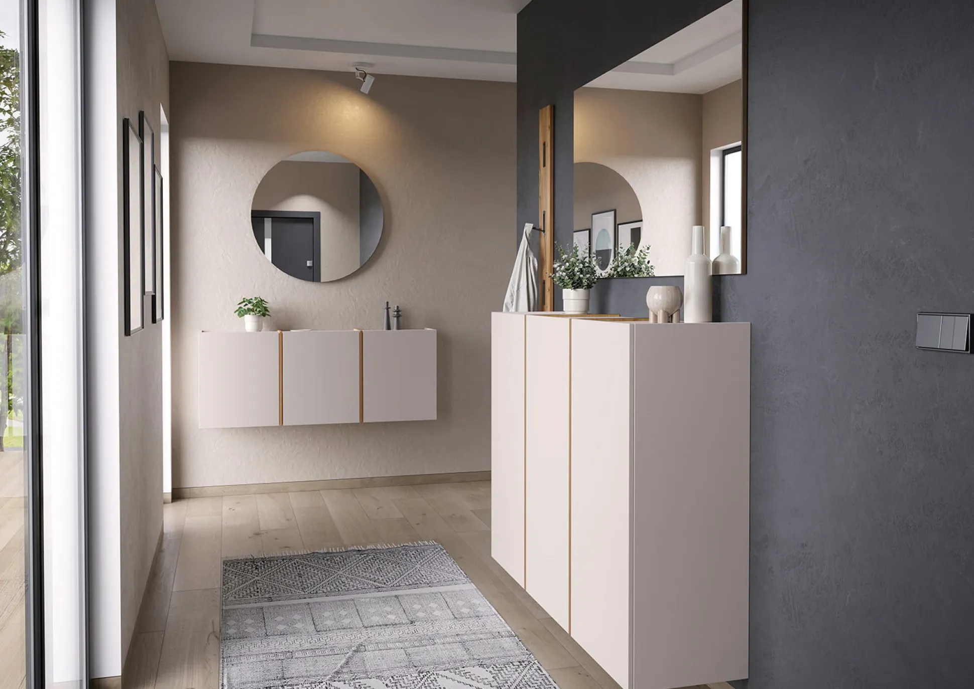 Opbergkast Aniek Kasjmier Eiken 103 cm