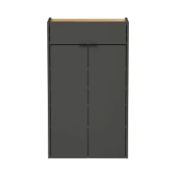 Opbergkast Eleonore Grafiet 56 cm