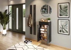 Opbergkast Eleonore Grafiet 56 cm