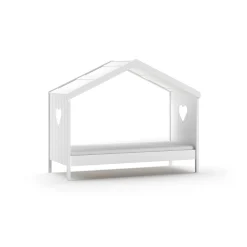 Open Huisbed Fenna Wit 90×200 cm