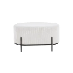 Poef Naomi Beige Stof