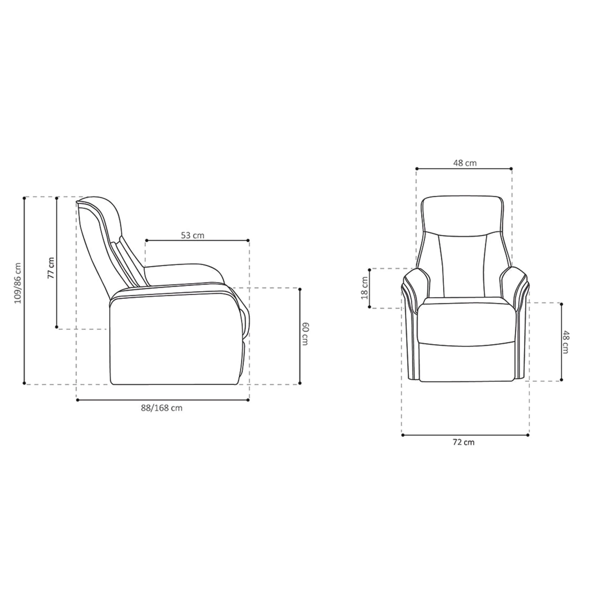 Relaxfauteuil Francine Zwart