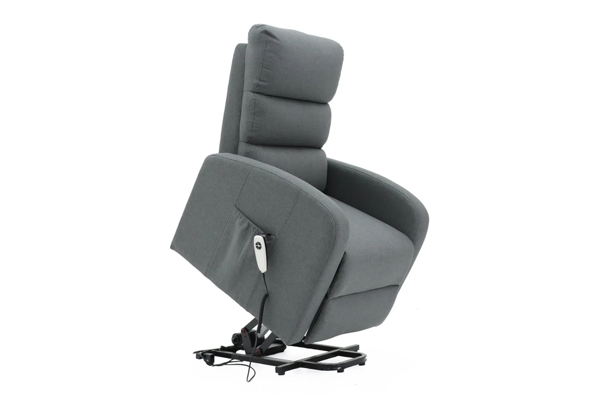 Relaxfauteuil Lenny Donkergrijs