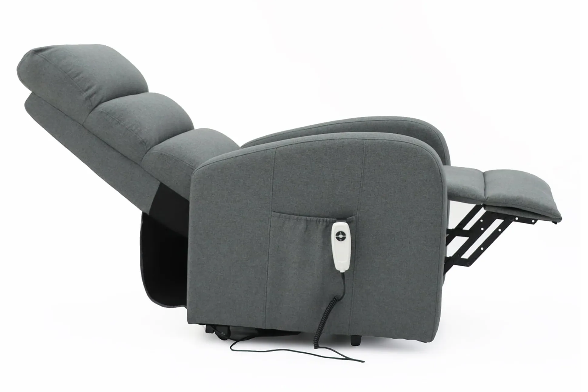 Relaxfauteuil Lenny Donkergrijs