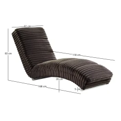 Relaxfauteuil Maeve Zwart