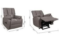 Relaxfauteuil Yvon Taupe