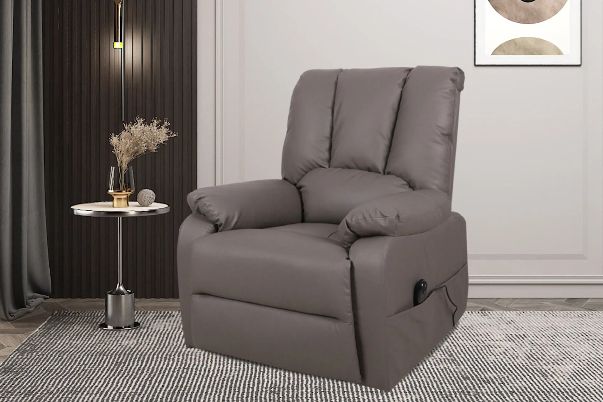 Relaxfauteuil Yvon Taupe