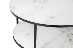 Salontafel Emine Wit-Zwart