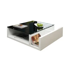 Salontafel Gemma Zwart-Wit