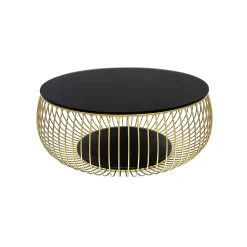 Salontafel Gitta Zwart-Goud