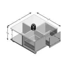 Salontafel Vince Artisan Eiken