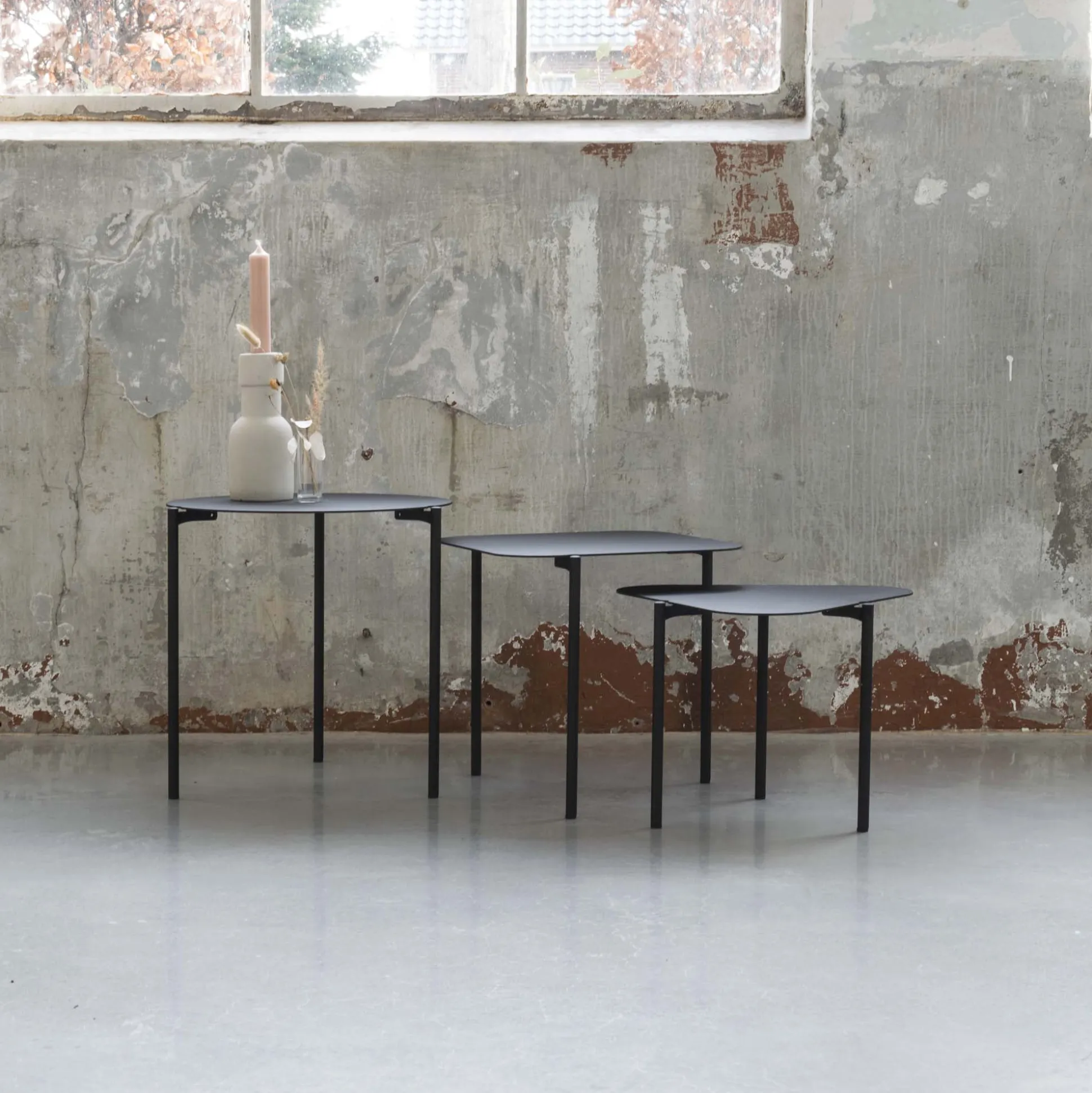 Salontafelset Jewel Zwart