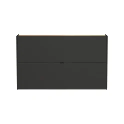 Schoenenkast Eleonore Grafiet 140 cm