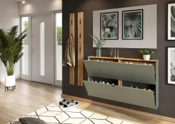 Schoenenkast Eleonore Groen 140 cm