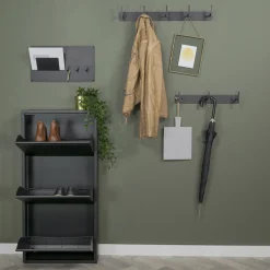 Schoenenkast Oscar-3 Zwart