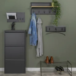 Schoenenkast Oscar-3 Zwart