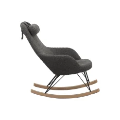 Schommelstoel Dani Grijs Teddy