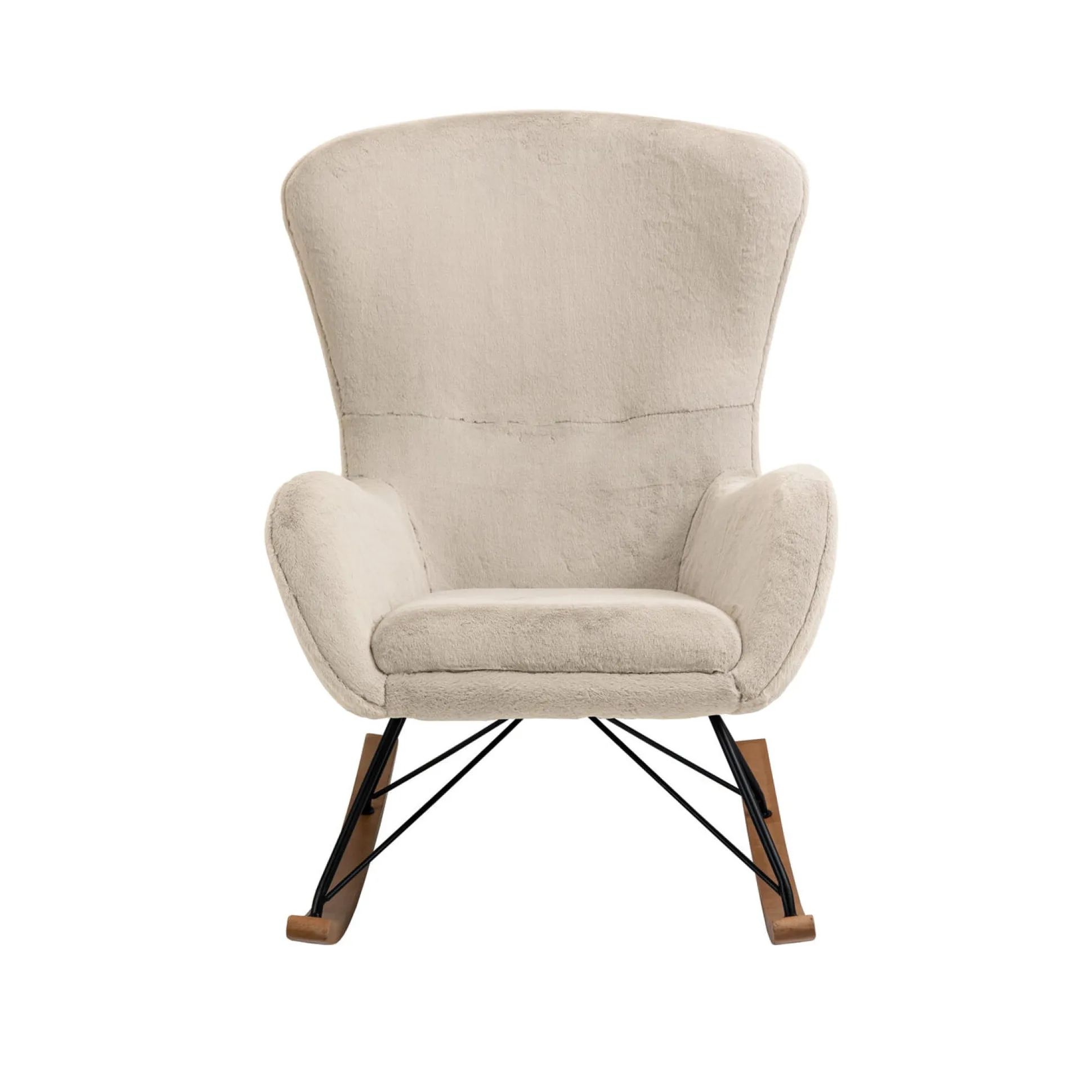 Schommelstoel Maartje Beige Teddy