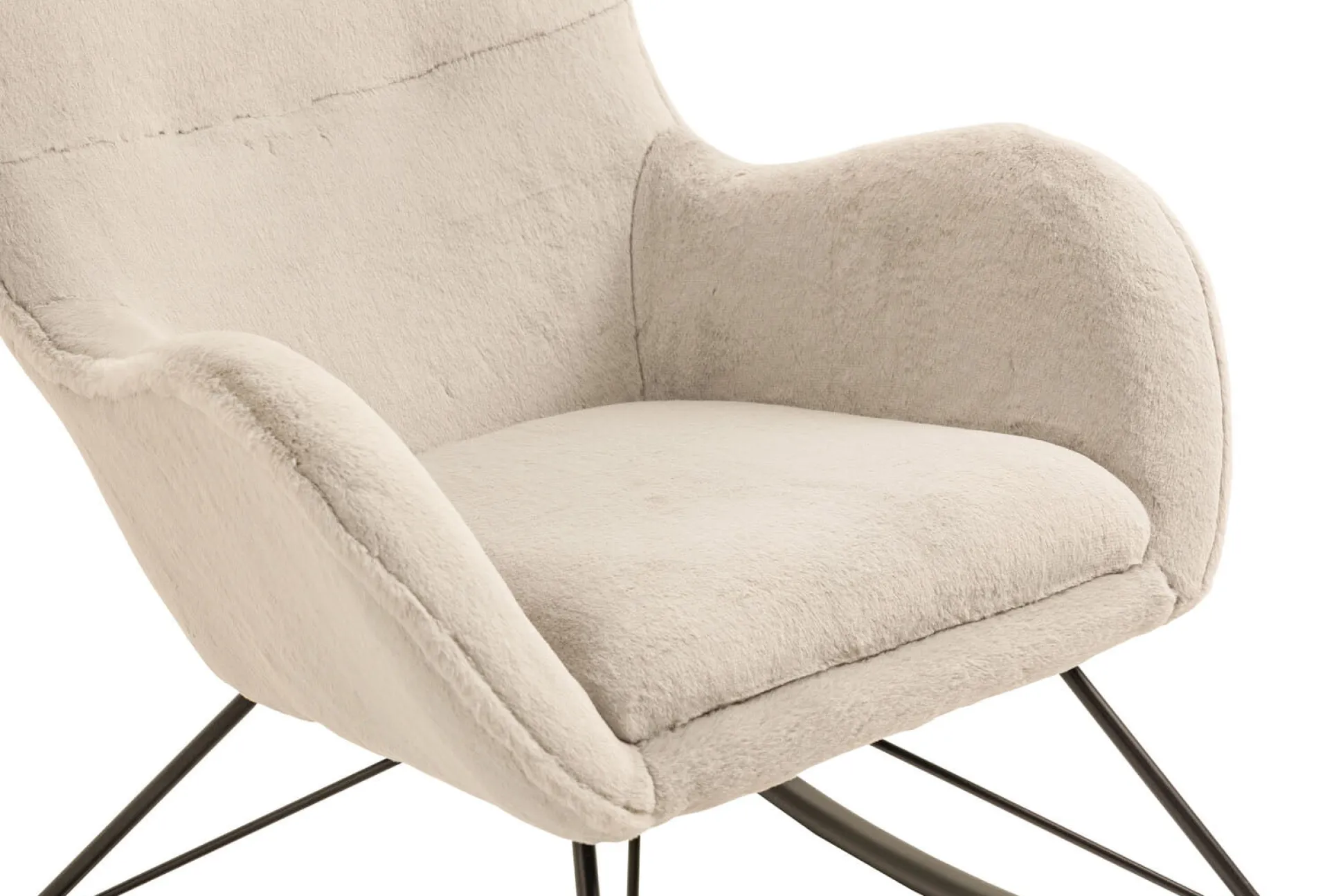 Schommelstoel Maartje Beige Teddy