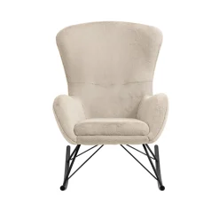 Schommelstoel Pippa Beige Teddy