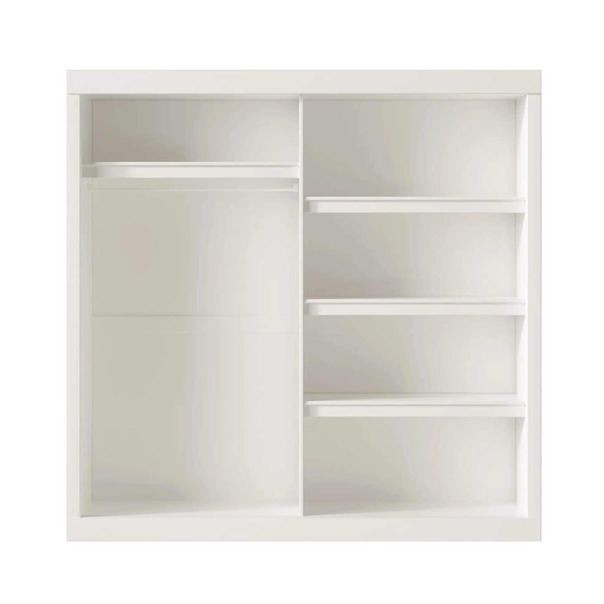 Schuifdeurkast Graham Wit – Spiegel