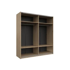 Schuifdeurkast Yumi Eiken 200cm