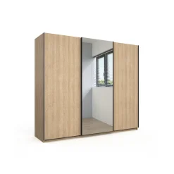 Schuifdeurkast Yumi Eiken 250cm