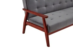 Slaapbank Heidi Donkergrijs