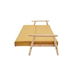 Slaapbank Heidi Mosterdgeel