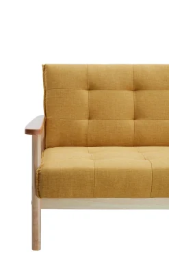 Slaapbank Heidi Mosterdgeel