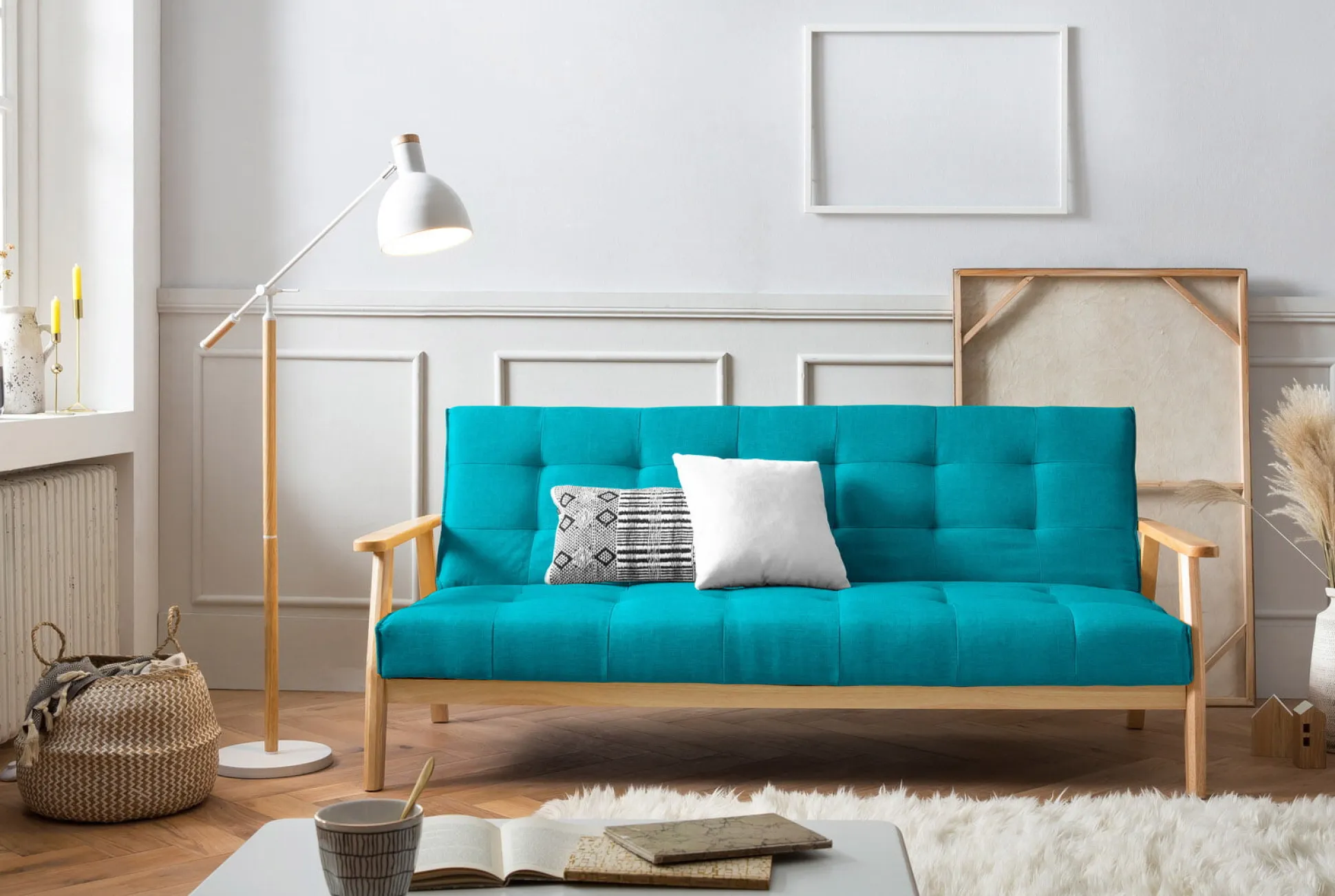 Slaapbank Heidi Petrol Blauw