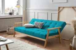 Slaapbank Heidi Petrol Blauw