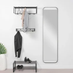 Spiegel Boris Zwart 175 cm