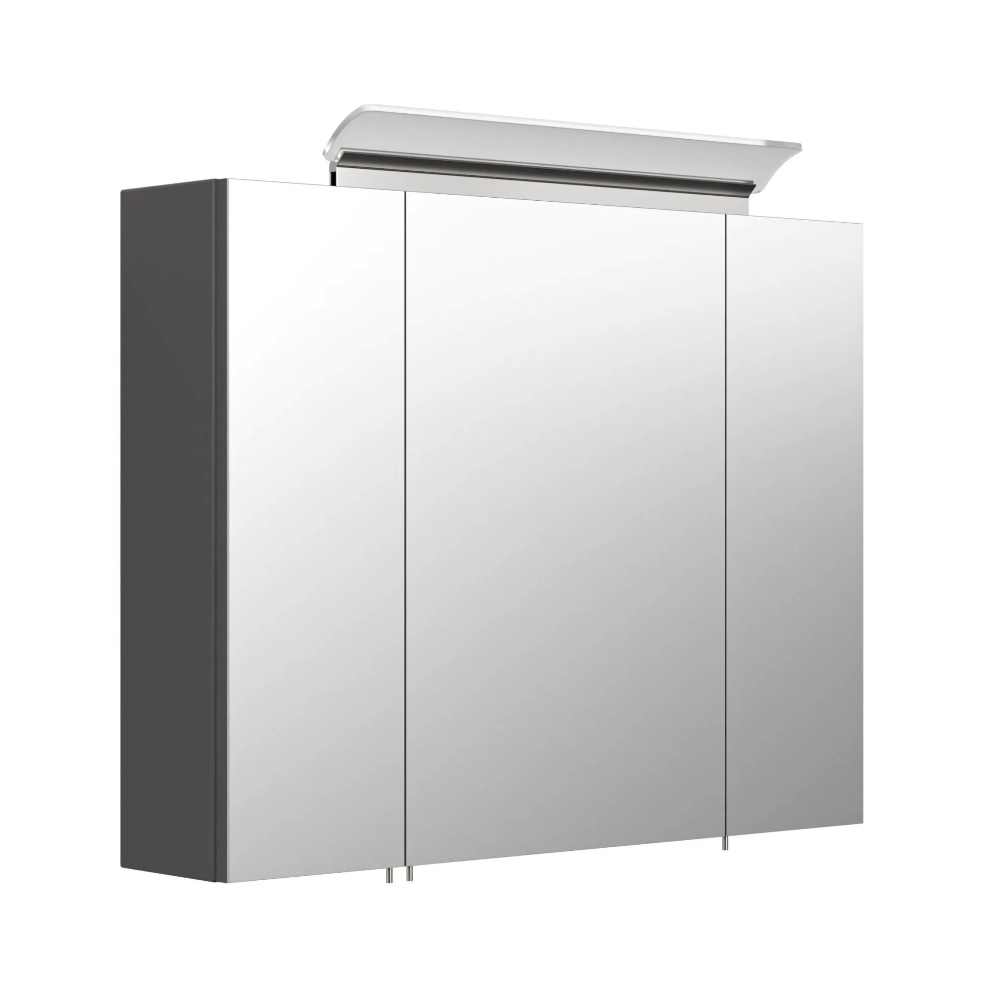 Spiegelkast Aron Antraciet 80 cm