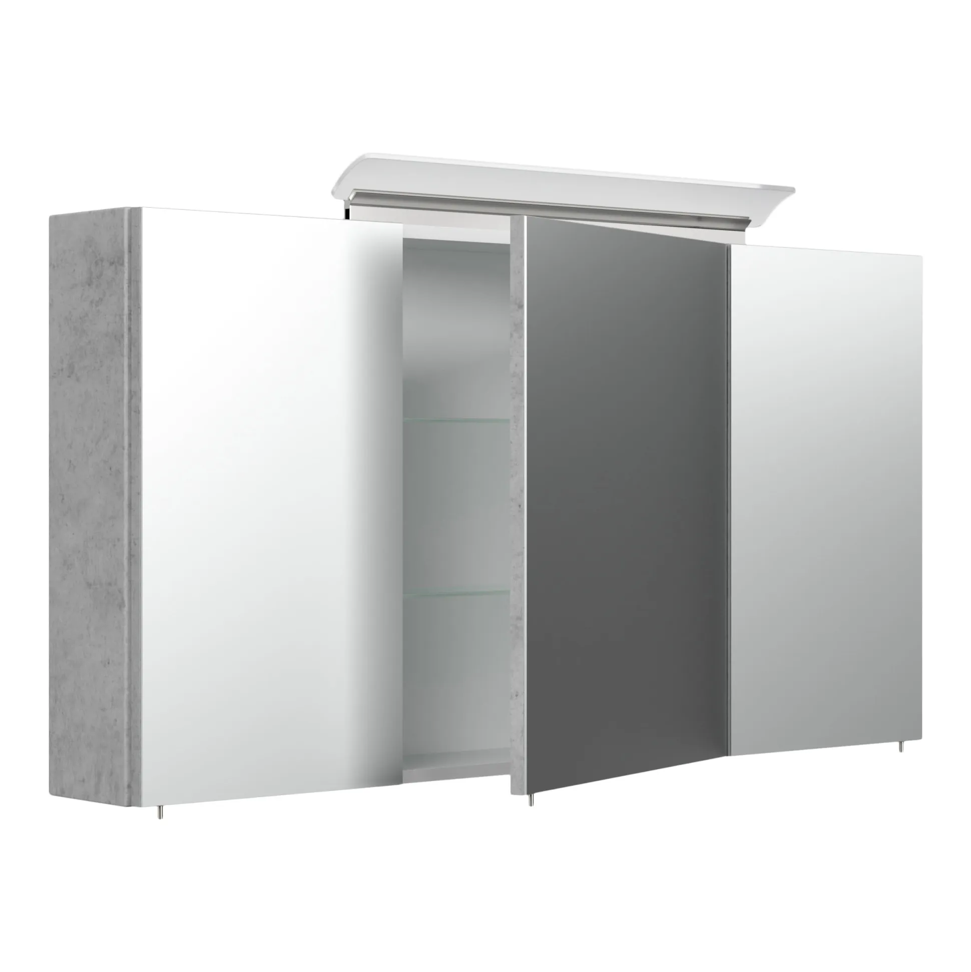 Spiegelkast Aron Beton 120 cm