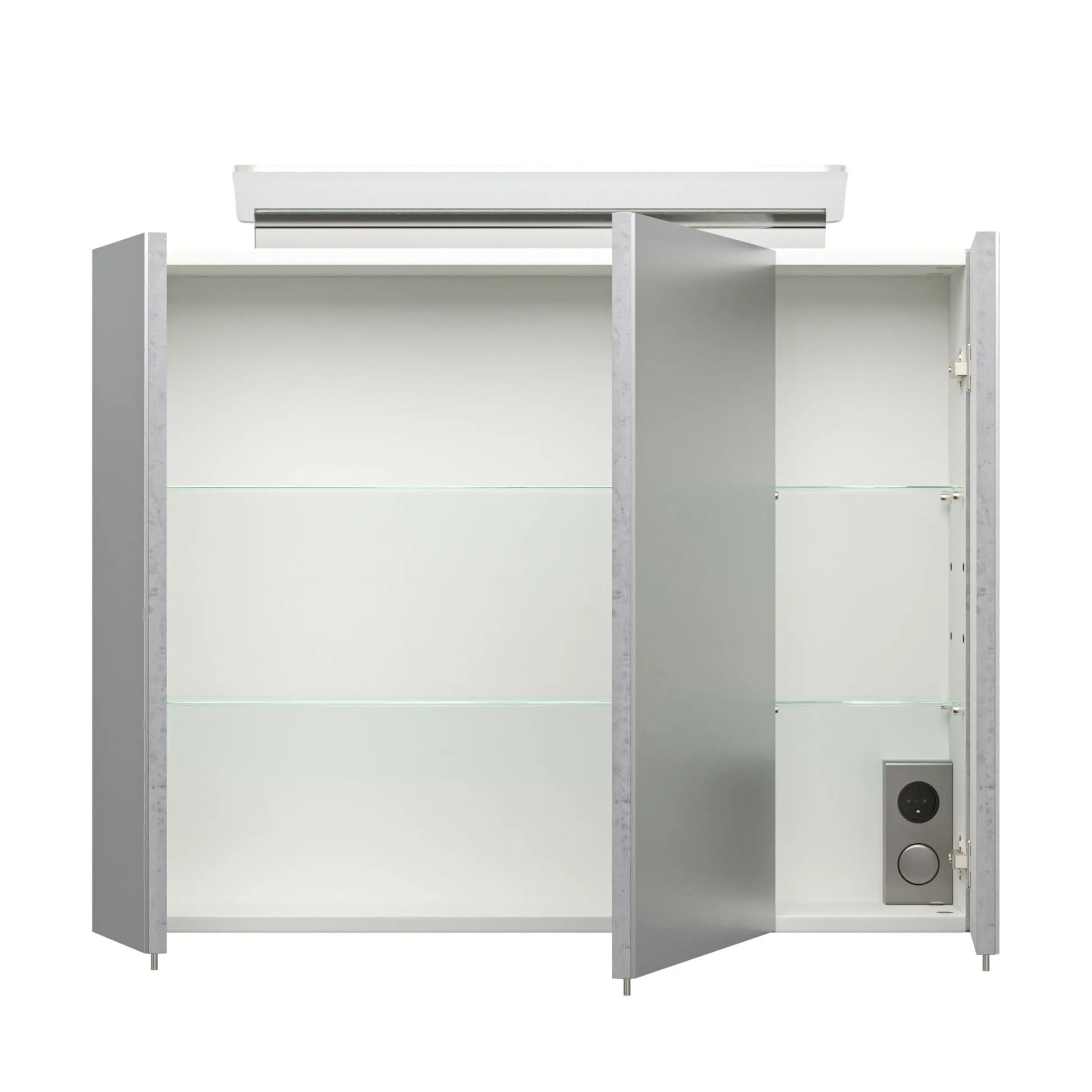 Spiegelkast Aron Beton 80 cm