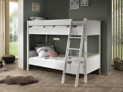 Stapelbed Dex Grenen Wit 90×200 cm