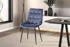 Stoel Alice Donkergrijs – Set van 4