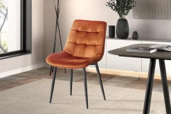 Stoel Alice Oranje – Set van 4