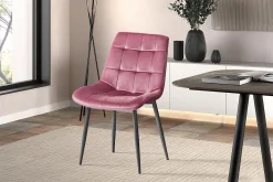 Stoel Alice Roze – Set van 4