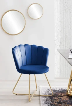 Stoel Chanelle Donkerblauw – Set van 2