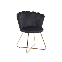 Stoel Chanelle Zwart – Set van 2