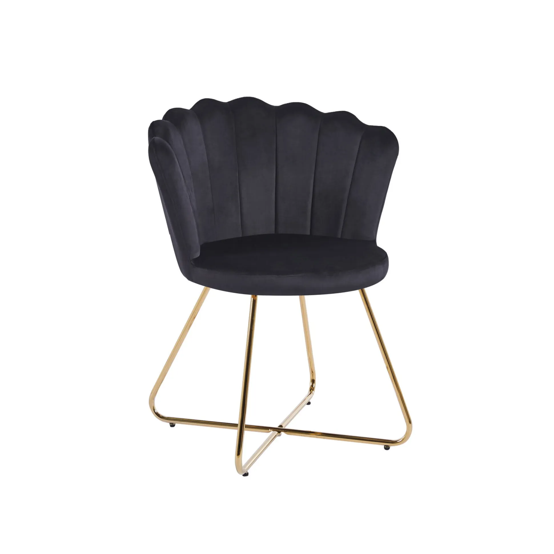 Stoel Chanelle Zwart – Set van 2