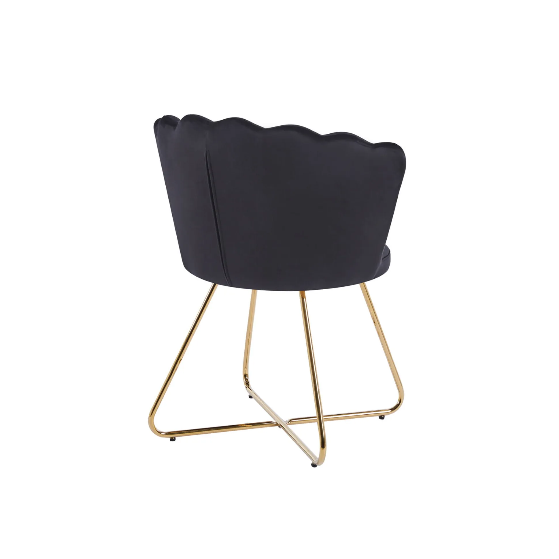 Stoel Chanelle Zwart – Set van 2