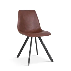 Stoel Collin Bruin – Set van 2