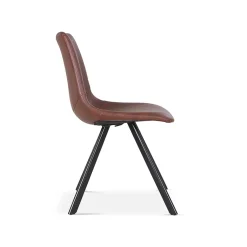 Stoel Collin Bruin – Set van 2