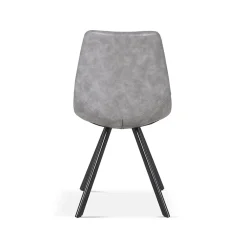 Stoel Collin Grijs – Set van 2