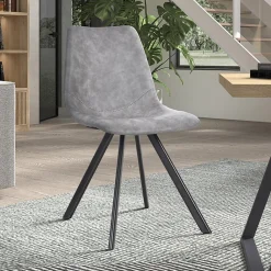 Stoel Collin Grijs – Set van 2